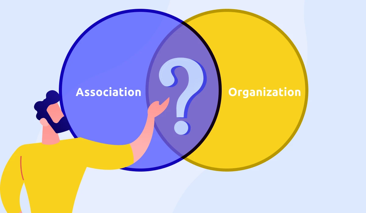 what are the similarities between associations and organizations