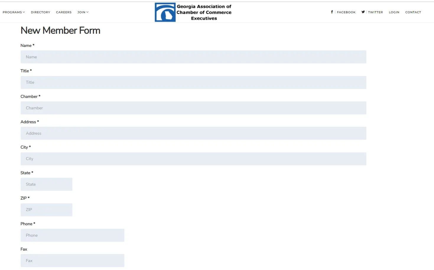 gacce membership form template